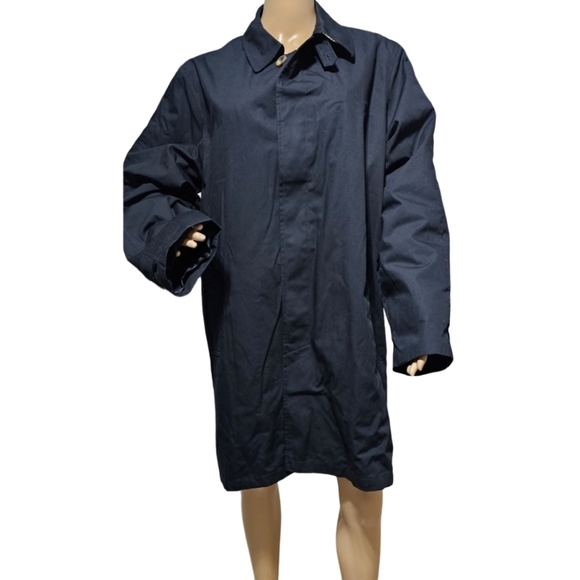NWT Women's Claiborne Black Trench Coat - Picture 1 of 10